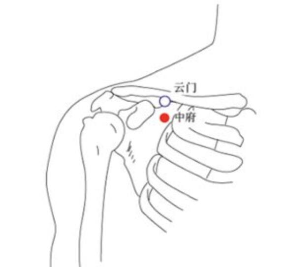 云门穴的准确位置图及功效视频
