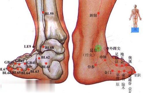 仆参穴的准确位置图