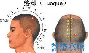 络却穴的准确位置图