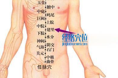 建里穴位位置图