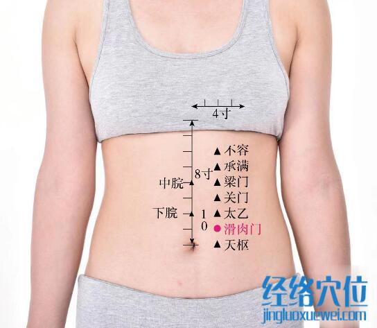 滑肉门的准确位置图及功效视频