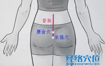 腰俞穴位图