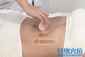 治疗妊娠呕吐的穴位：中脘穴的刮痧方法